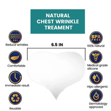 Load image into Gallery viewer, 4 Pack Chest Wrinkle Pads, Anti Wrinkle Silicone Chest Patches, Resuable and 100% Medical Grade Décolleté Anti Wrinkle Patches, Overnight Wrinkle Remover Treatment while Sleeping Muzooy Beauty