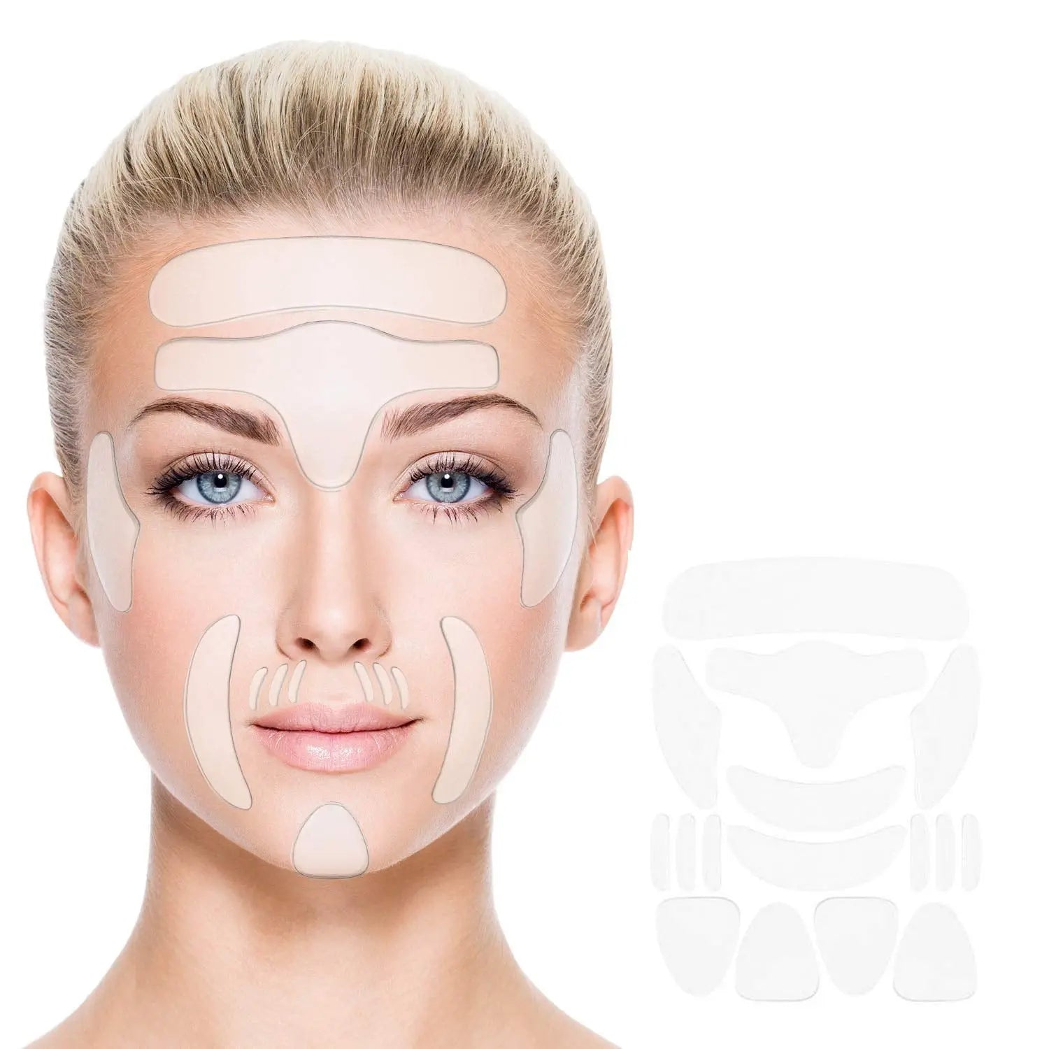 Face Wrinkle Patches-Train Facial Muscles to Reduce Fine Lines,wrinkle